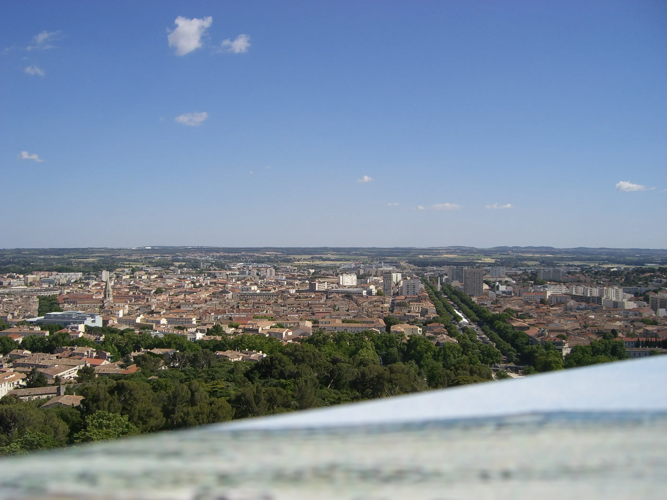 2006 Jun - Panorama view of city Nîmes from Tour Magne - Nîmes